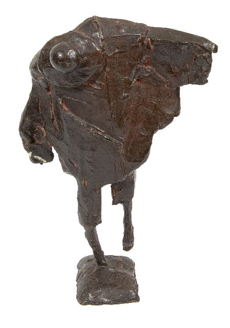 Claus E.  | Pierrot from the Commedia dell'arte, bronze 36.0 x 24.0 cm, signed on the base