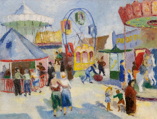 Hesterman F.C.  | The fair, oil on canvas 45.7 x 60.4 cm, signed l.l. and dated '38
